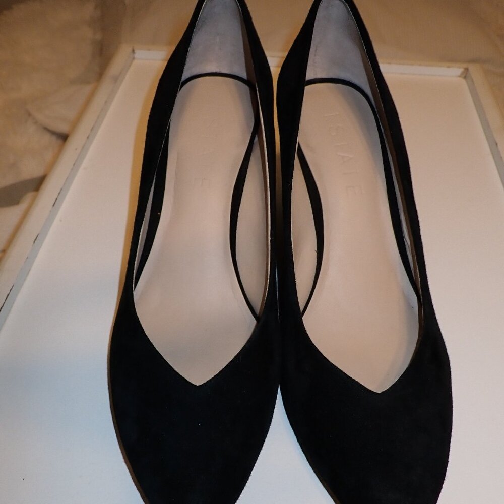 Black Suede Wedge heels